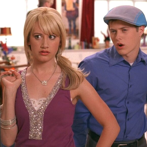 Purple V-neck Embellished Sequin Tank ASO Sharpay Evans - Picture 7 of 8